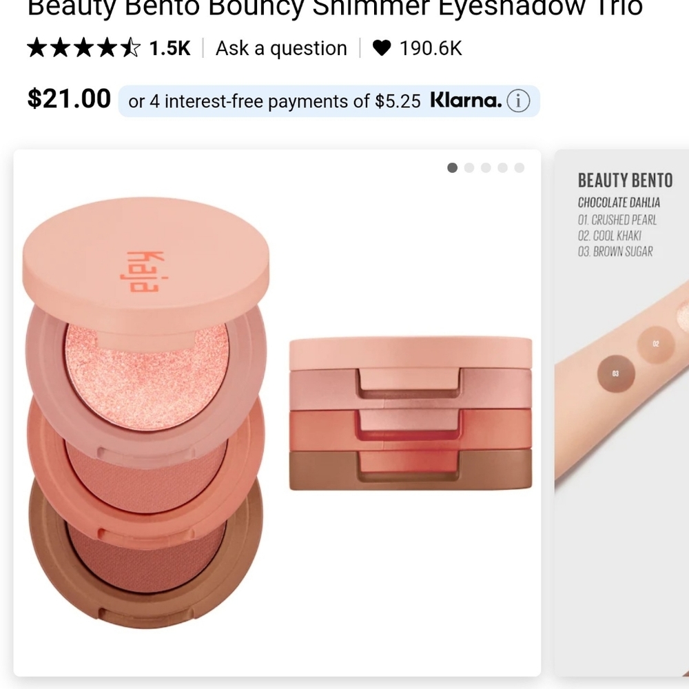 Kaja Beauty Bento Chocolate Dahlia